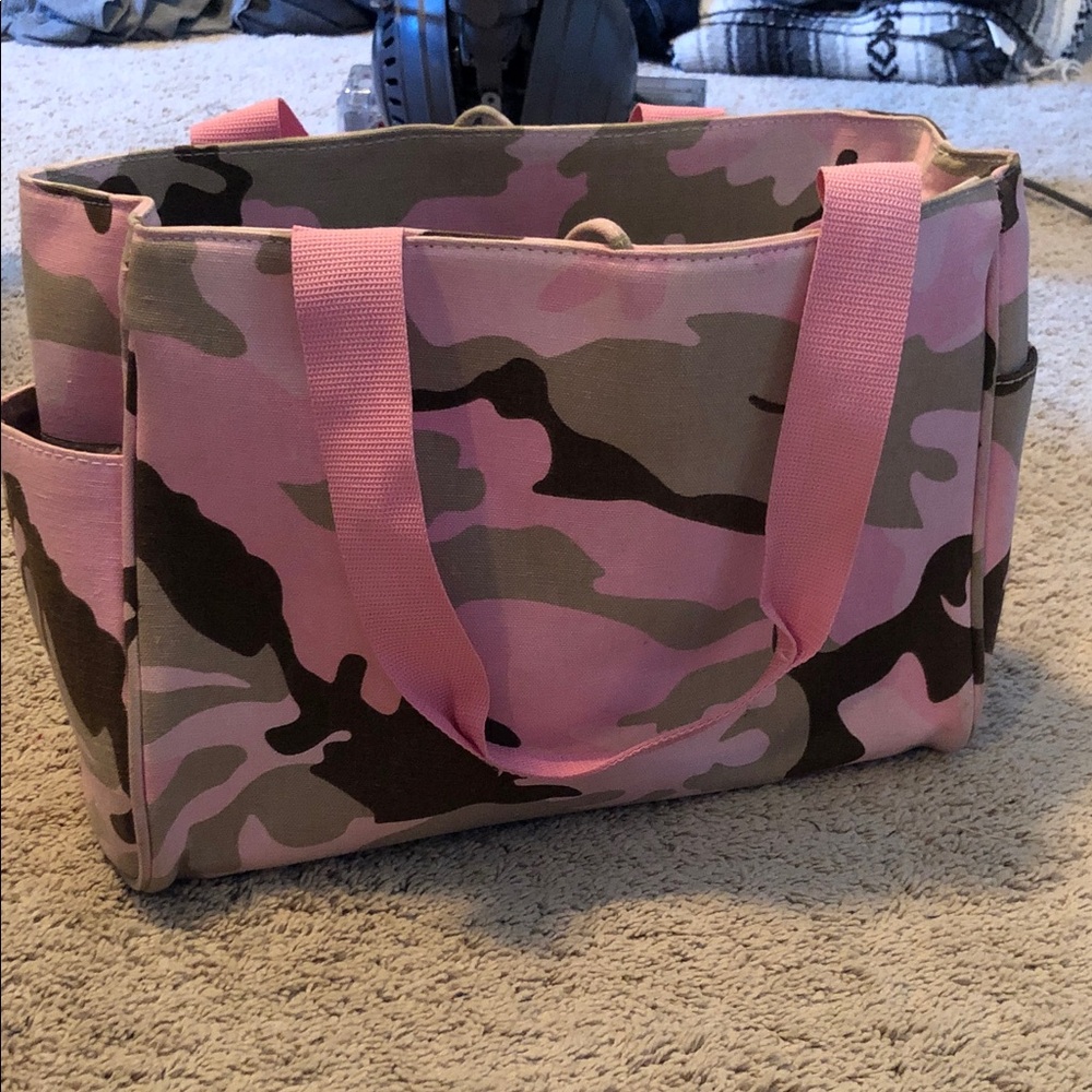 Pink Camouflage Tote Bag